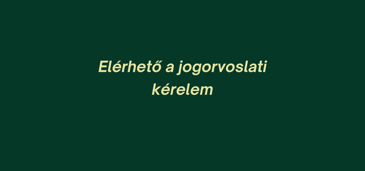 Jogorvoslati kérelem 2026