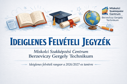 Ideiglenes felvételi jegyzék 2026.03.19.