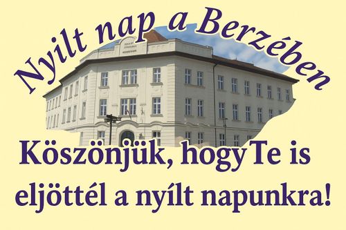 Sikeres nyílt nap a Berzében!