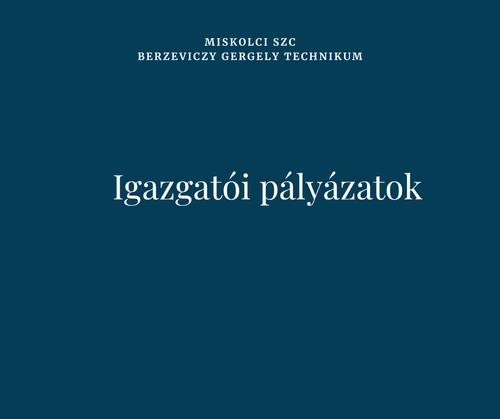 Igazgatói pályázatok