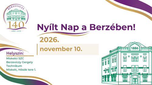 Berzeviczy Nyílt nap 2026. november 10.